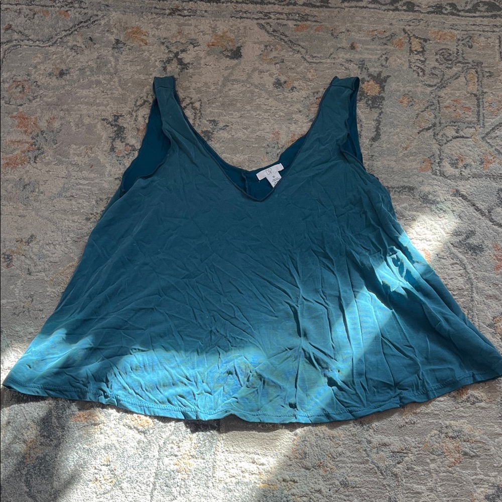 BP Teal V-Neck Tank Top